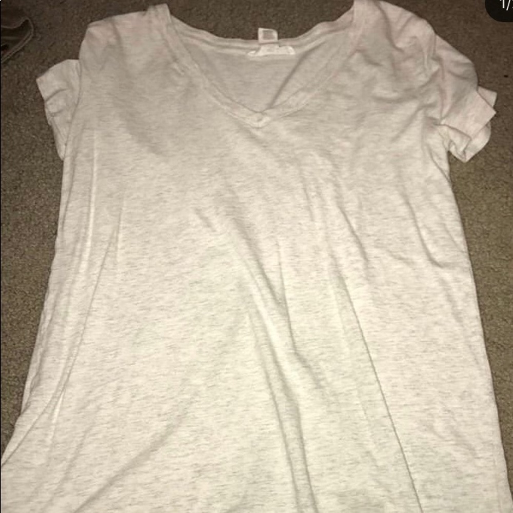 Cream with tinted grey T-Shirt